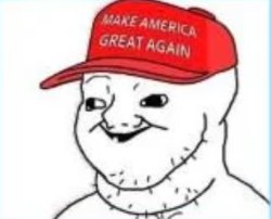 Average MAGA Meme Template