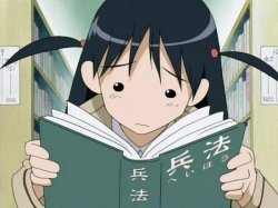 Anime girl reading Meme Template