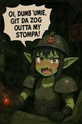 Git outta my stompa! Meme Template