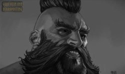 Chad Dwarf Face Meme Template