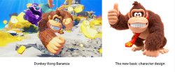 DK New Design Comparison Meme Template