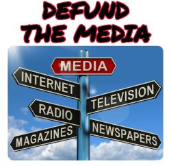 Defund the Media Meme Template