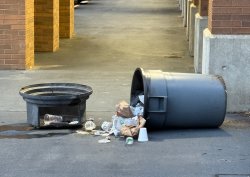 Garbage Can Meme Template