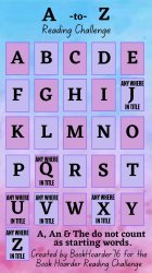 A to Z Reading Challenge Meme Template