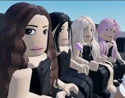 4 Robloxian Girls Staring At The Left Side Meme Template