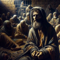 Barabbas which lay BOUND with them in prison Meme Template