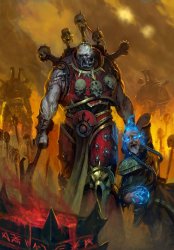 Chaos marine dragging psyker Meme Template