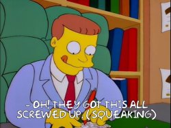 Lionel Hutz 'All Screwed Up' Meme Template