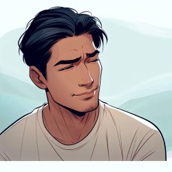 A men squinting with his eyes Meme Template