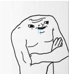 confident brainlet Meme Template