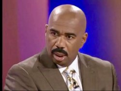 Steve Harvey Outdoors Meme Template