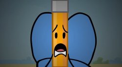 BFDI Pencil Shock Meme Template