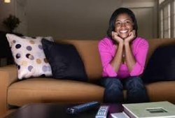 Black Woman on Couch Meme Template