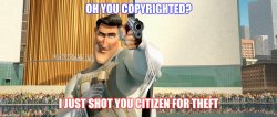 Theft not allowed Meme Template