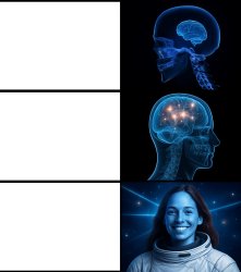 Astra Galaxy Brain Meme Template