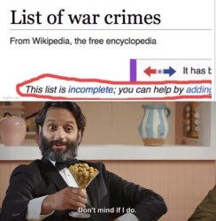 War Crimes Meme Template