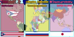 Fries, Russia, and Japan shared temp Meme Template