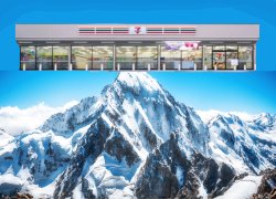 7-eleven on mountain Meme Template