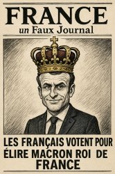 Macron ROY de France Meme Template