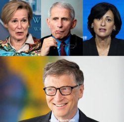 Bill Gates & Vaxx devils Meme Template