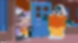 Inverted blurred pixellated chicken jockey Meme Template