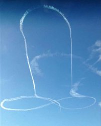 US Navy Sky writing Meme Template