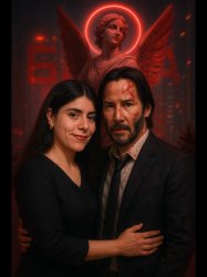 Yo Viviana Díaz y John Wick juntos viviwick Meme Template