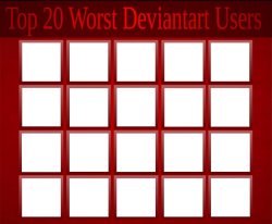 ToP 20 wOrSt DeViAnTaRt UsErS? Meme Template