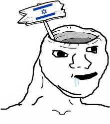 zio wojak hole in the head Meme Template