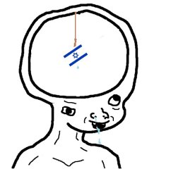 zio wojak pea brain Meme Template