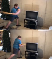 Baseball Bat vs. Nokia TV Meme Template