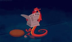 mushu reading Meme Template