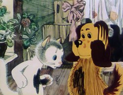 How the Dog and the Kitten Washed the Floor Meme Template