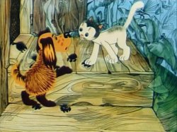 How the Dog and the Kitten Washed the Floor Meme Template