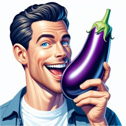 a eggplant Meme Template