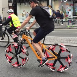 Sneaker bike Meme Template