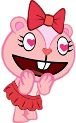 Giggles eyes heart (htf) nemao Meme Template