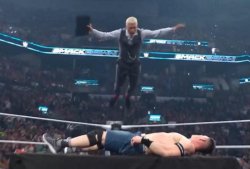 Flying Cody Rhodes Meme Template