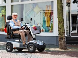 BEV Senior Car Grandpa Meme Template