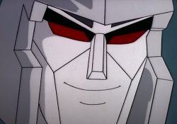 smug megatron Meme Template