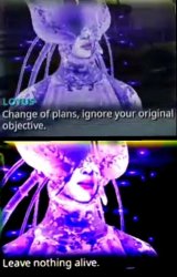 Leave nothing alive Meme Template