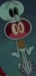 Squidward scream Meme Template