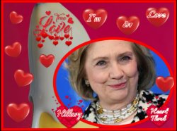 Hillary Heart Throb,I'm in Love. Meme Template