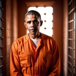 Obama in prison Meme Template