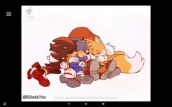 Sonic and friends cuddling all together Meme Template