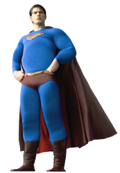 Fat superman Meme Template