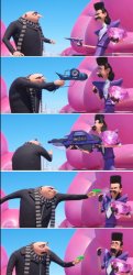 Gru 5 stage Meme Template