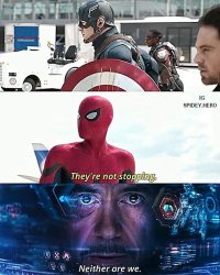 Their not stopping Meme Template