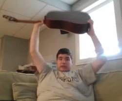 317 playing the guitar Meme Template