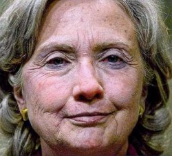 Evil Elderly Hillary Meme Template